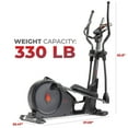 thumbnail image 2 of Sunny Health & Fitness Premium Elliptical Exercise Machine Smart Trainer with Exclusive SunnyFit® App Enhanced Bluetooth Connectivity - SF-E3912SMART, 2 of 9
