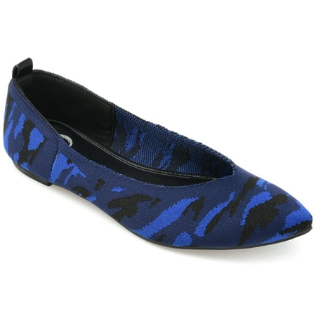 

Journee Collection Womens Karise Tru Comfort Foam Wide Width Slip On Pointed Toe Ballet Flats
