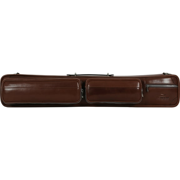 Longoni Giotto Terra Luxury Leather Pool Carom Billiard Soft Cue Case 4 x 8