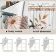 thumbnail image 5 of Fall Pumpkins Swag Curtains for Kitchen/Bedroom/Living Room, Thanksgiving Autumn Flower Leaf Plant Scalloped Curtains 63 Inch Long, Window Swag Topper Curtains Valances 2 Panels Set 36"x63", 5 of 8