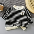thumbnail image 2 of Utoimkio Unisex Kids Cotton Basic T-Shirt Long Sleeve Pullover Sweatshirts Toddler Baby Crewneck Long Sleeve Shirts Tops for Kids, 2 of 3