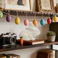 thumbnail image 6 of CuiLiyq Easter Flocked Bunny Ornament, Flocking Rabbit Tabletop Mantel Decoration for Easter Centerpieces for Spring Home Office Table Decor Supplies (Beige), 6 of 7