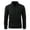 Black, variant on ZCFZJW Mens Sweatshirts Casual Long Sleeve Half Zip up Stand Collar V Neck Pullover Tops Trendy Regular Fit Solid Color Basic Workout T-Shirts with Pocket Black XXXL