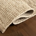 thumbnail image 5 of nuLOOM Eldora Contemporary Checkered Jute Area Rug, 5' x 8', Beige, 5 of 9