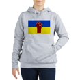 thumbnail image 1 of CafePress - Ukrainian Flag With Fist Sweatshirt - Women's Hooded Sweatshirt, 1 of 1