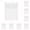 Clear*10, variant on Small Plastic Envelopes,Vertical Poly Envelopes 2/5/10 Pack,Waterproof Clear Document Flie Folders,Filing Envelopes Pouch,Reusable Envelopes for Home Work Office Organization(7.1x5.1")(Clear)