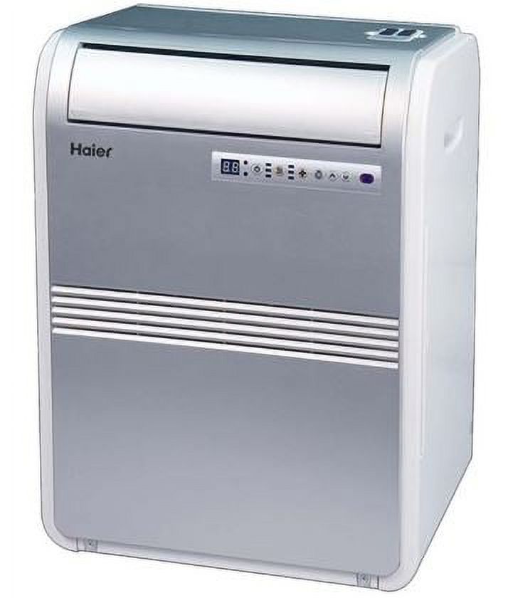 Restored Haier 8,000 BTU Portable Air Conditioner 115-Volt with Remote, Silver (Refurbished) - image 2 of 4