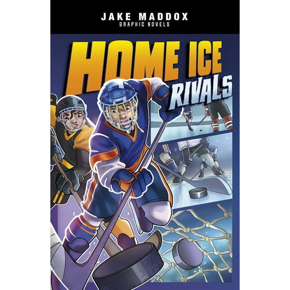 Jake Maddox Graphic Novels Home Ice Rivals, (Paperback)