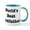 White/Blue Inside, variant on CafePress - Worlds Best Godfather Mug - 11 oz Ceramic Mug - Novelty Coffee Tea Cup