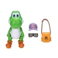 thumbnail image 5 of Open Box The Super Mario Galaxy Movie - 5 inch Action Figure Series – Yoshi Figure with Hat, Sunglasses, and Satchel Accessories, 5 of 12