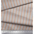 thumbnail image 2 of Soimoi Rayon Crepe Fabric Stripe & Paisley Print Fabric by the Yard 46 Inch Wide, 2 of 3