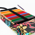 thumbnail image 3 of Envoltura de lápiz de lona, organizador de portalápices para colorear, rollo de lápiz para colorear, envoltura de bolsa de lápiz, 3 of 5