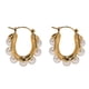 thumbnail image 4 of Par de Aretes de Joyería de Moda Lujo Ligero Premium Elegante Yinane Diseño de Tendencia Vintage en Forma de U 2 piezas, 4 of 8