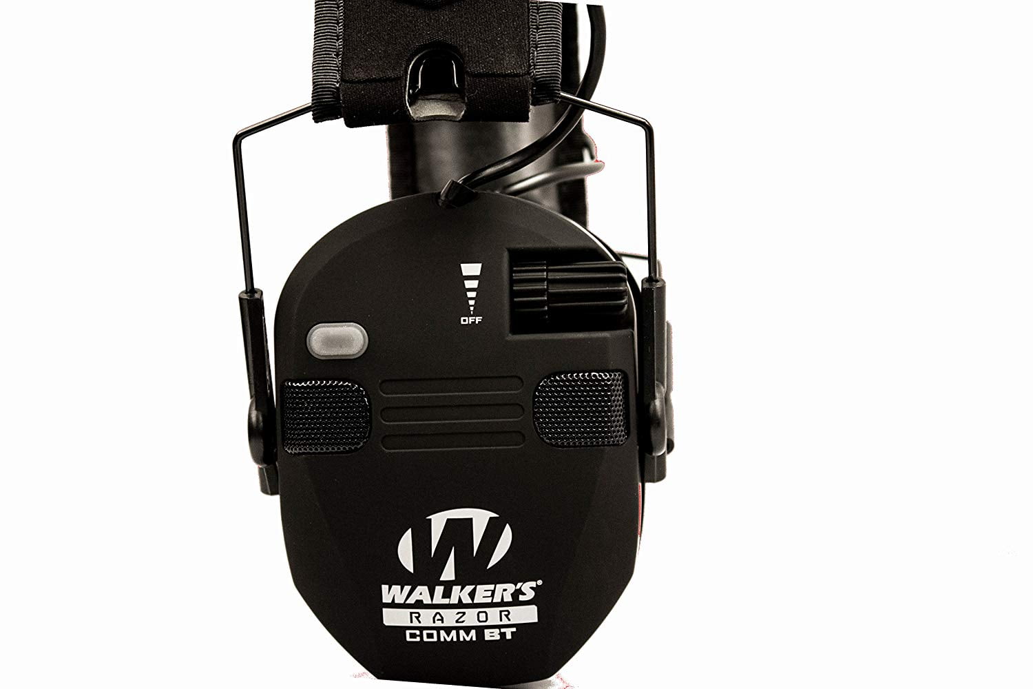 Black Walker's Razor Slim Electronic Bluetooth Shooting Ear Protection Muff 