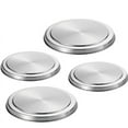 thumbnail image 1 of 4 Piezas Cubiertas de Placa de Acero Inoxidable Placa de la Estufa Conjunto de Kit de Protector de Cocina Superior Utensilios 17 / 21CM Accesorios de Cocina, 1 of 1