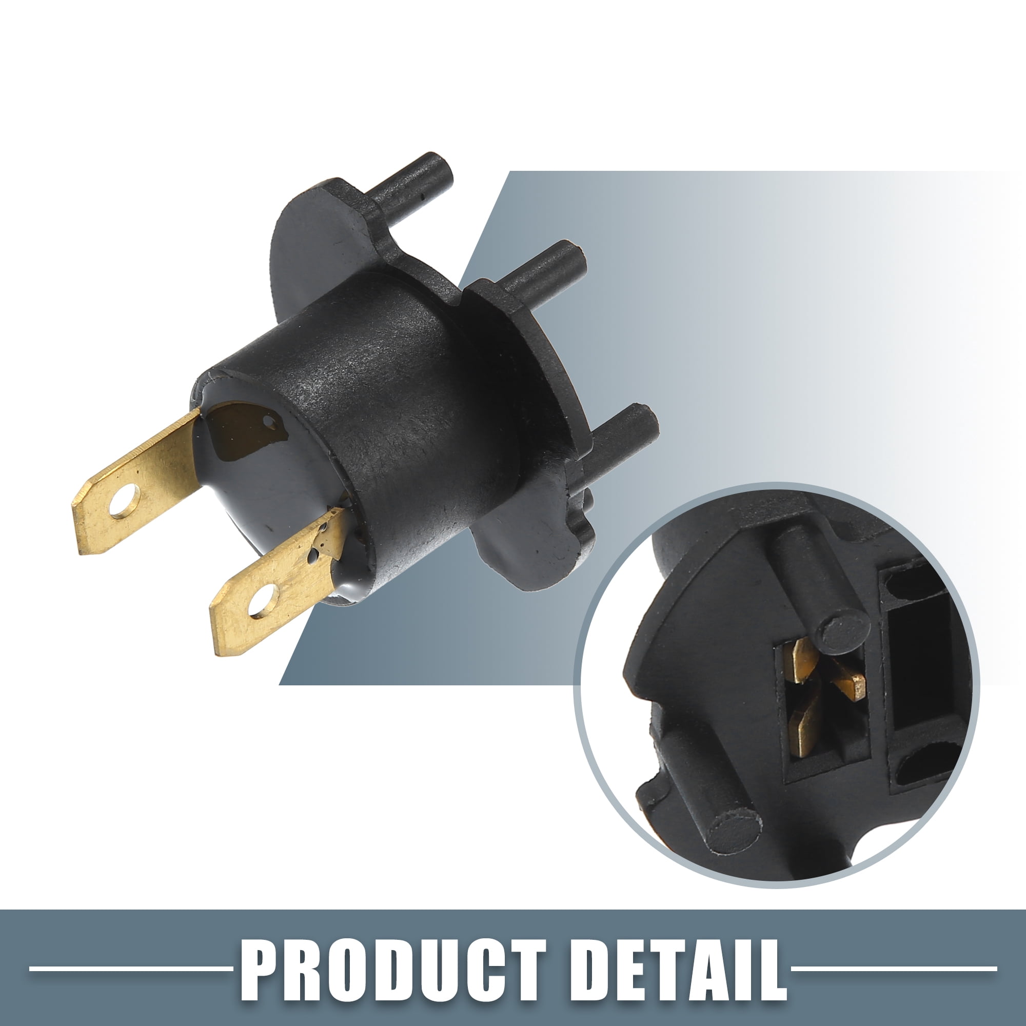 Unique Bargains Headlamp Bulb Socket Adapter 34175-33E50 for Suzuki AN400 07-08