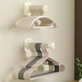 thumbnail image 2 of Shoreew Suction Cup Towel Storage Rod Retractable Wall Mounted Hanger Organizer Rack Strong Load-bearing Folding Drying Rack, 2 of 6