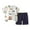 outfits-White, variant on TOWED22 Toddler Baby Boy Summer Outfit Bunny Egg Short Sleeve T-Shirt Tops Shorts Pants Set Summer Clothes(Light Blue,3-6 M)