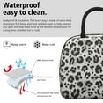 thumbnail image 3 of Womens Black and White Leopard Pattern Lunch Box for Work,Insulated Lunch Bag for Women,Loncheras Para Mujer,Leakproof Adult Lunch Bag for Work,Beach,Travel,Picnic,Camping, 3 of 7