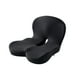 thumbnail image 4 of Cojín de espuma viscoelástica para asiento, cojín de espalda, cojín para el coxis, ergonómico, cojín para silla, almohada de apoyo lumbar para silla Gris oscuro, 4 of 8