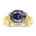 thumbnail image 3 of RYLOS Bagues pour Femmes Bague en or Jaune 14K 12X10MM Pierre Précieuse & Diamants Excellente Bague pour Doigt Moyen Ou Pointeur Bijoux en Alexandrite Taille 5, 3 of 7