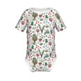 thumbnail image 2 of Balery Frog and Forest Plants Pattern Baby Climbing Clothes Infant Bodysuit Cute Infant Bodysuit Baby Romper-12 Months, 2 of 7