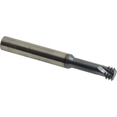 

Carmex M10x1.50 Thread 5/16 Shank Diam TiAlN Coating Solid Carbide Straight Flute Thread Mill 3 Flutes 2-1/2 OAL
