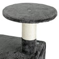 thumbnail image 4 of ZENY 53" Cat Tree Multi-Levels Condos Scratching Post Tower Play House, Dark Gray, 4 of 13