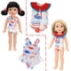 thumbnail image 5 of Traje de baño de una pieza de dibujos animados para muñecas American Girl de 14 pulgadas, accesorios para muñecas, 5 of 6