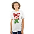 thumbnail image 3 of Funny Christmas What the Elf Xmas Graphic T Shirt Men or Women Brisco Brands S, 3 of 6