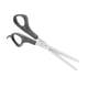 thumbnail image 2 of Silver Tone Black Hairdresser Barber Hair Cutting Thinning Scissors Shears, 2 of 5