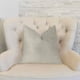 thumbnail image 2 of Almohada de lujo Plutus Sanctuary Doble cara 16 x 16 Blanco, 2 of 2