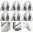thumbnail image 3 of Gongc Clam Shell Vent Boat Wire Covers 6PCS Stainless Steel Silver Accessories, 3 of 6