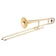 thumbnail image 1 of Trombón alto en Si bemol, acabado dorado en laca, ideal para estudiantes y profesores. Incluye boquilla de cuproníquel, estuche rígido y guantes. Excelente calidad y entonación perfecta., 1 of 6