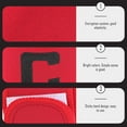 thumbnail image 3 of EXHUMKY 2 Pcs Brassards de Capitaine de Soccer Multifonction Rouges Pratiques et Portables pour le Soccer, 3 of 5