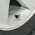 thumbnail image 3 of Chevrolet Camaro in White on Shining Silver Aluminum Tire Valve Stem Caps, 3 of 6
