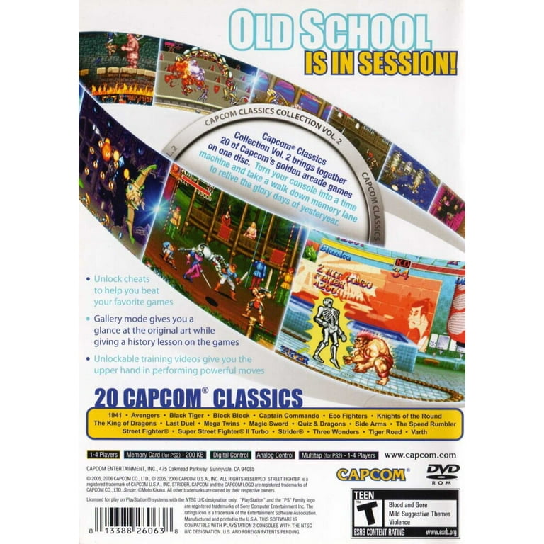 Capcom Classics Collection Vol. 2 - PlayStation 2 Video Capcom Classics Collection Vol. 2 - PlayStation 2 Video