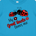 thumbnail image 4 of Inktastic My Great Uncle Loves Me with Cute Ladybugs Boys or Girls Baby T-Shirt, 4 of 5