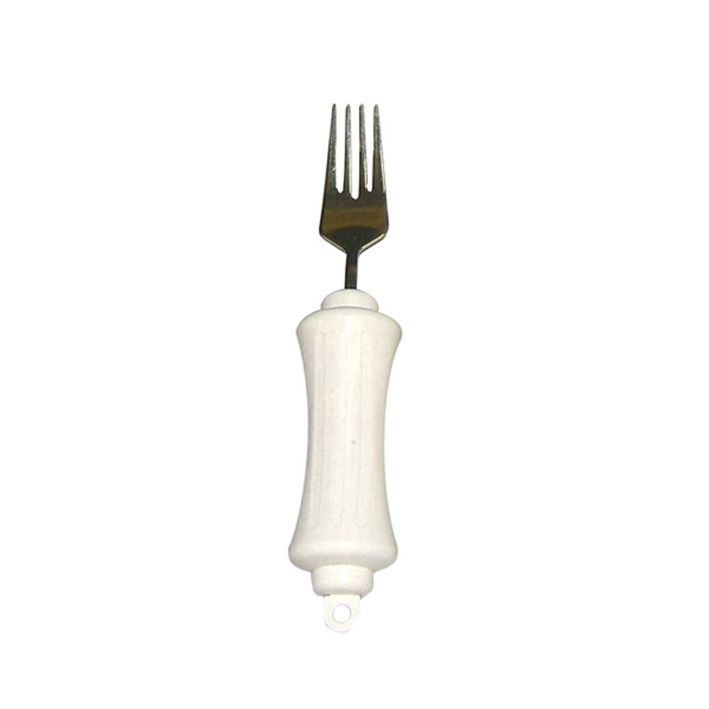 Built up handle utensils, straight, fork