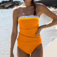 thumbnail image 1 of WILLBEST Conjunto de Bikini Con Estampado Floral Colorido Para Mujer, Traje de Baño Sexy Con Top Triangular y Braguita de Cintura Alta., 1 of 7