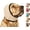 Beige,Large#6, variant on Dog Ear Muffs for Noise Canceling, Secure Stable Fit for Fireworks, Thunder & Vet Visits (Blue,Small)