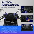 thumbnail image 5 of Xlluproid 1000W Heavy-Duty 4 Wheel Mobility Scooter - 500LBS Capacity All Terrain Electric Cart for Seniors,Adults,Blue, 5 of 16