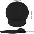 thumbnail image 2 of Alfombrilla para ratón Zhivalor con reposamuñecas Ergonómico Negro Puro Espuma viscoelástica 1 Pieza, 2 of 5