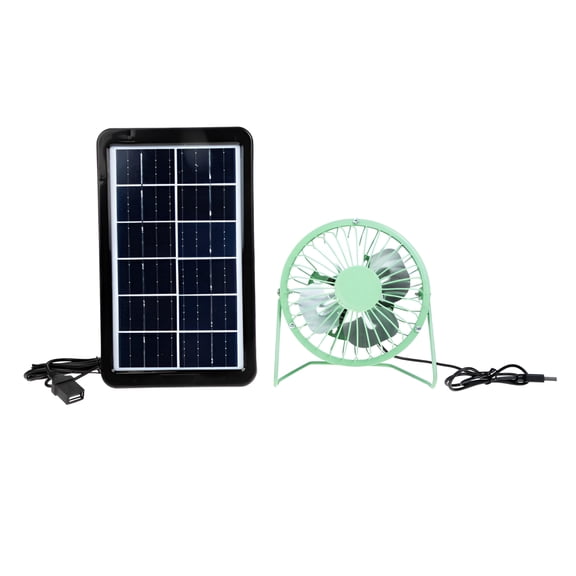 HIBIBUD Portable Air Conditioner Solar Fan Usb Rechargeable
