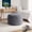 Gray, variant on Serta Big Round Lounger Foam Filled Bean Bag Chair, Gray, 36" D x 20" H