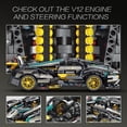 thumbnail image 3 of Building Blocks Toy JSINMA Technic Sports Car, 10-12 unidades, 3 of 7