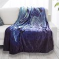 thumbnail image 4 of Lavish Home 64-DOLPHINS Sherpa Fleece Throw Blanket- Ocean Dolphin Print Pattern, 4 of 9