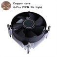 thumbnail image 2 of Copper Core Radiator Processor PC Cooler X79 X99 Cpu Fan 4Pin PWM Cooler Air-Cooling Installation LGA2011 2066 E5,1 x Radiator Processor,Black, 2 of 6