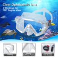 thumbnail image 2 of Set de Snorkel EXP VISION Pano 3 Ventanas Adulto Blanco Perla, 2 of 7