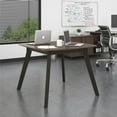 thumbnail image 1 of AX1 Square Meeting Table, Medium Brown, 1 of 9